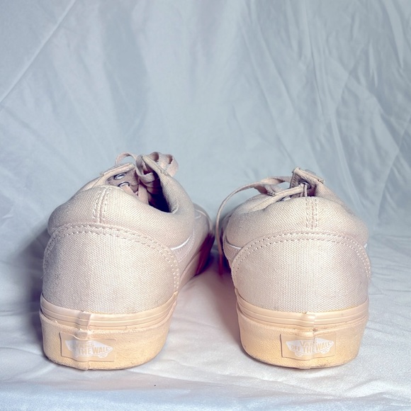 Vans Pink Monotone Skater Shoes - Picture 4 of 7